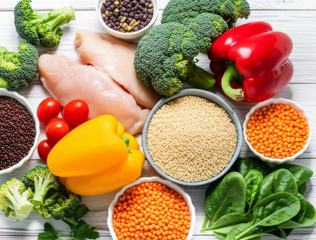 Alimentos saudáveis e nutrição